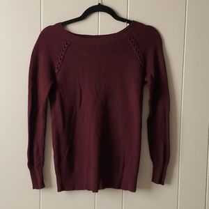 American Eagle Maroon So Soft Sweater